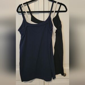 Motherhood Maternity Camisoles - Black, White, and Navy